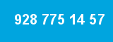 928 775 14 57